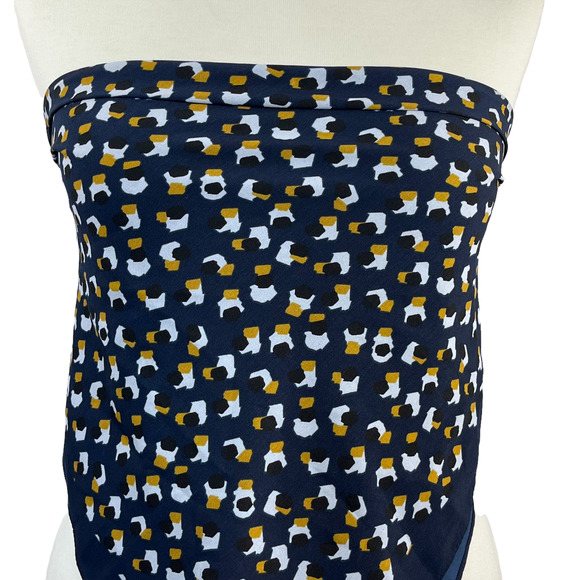 World Market Blue Animal Print Scarf - Picture 3 of 9